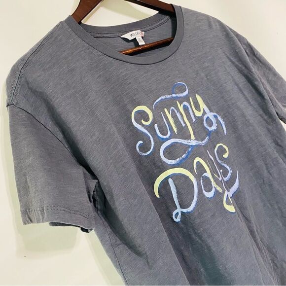 Wildfox "Sunny Days" Graphic Tee Women's Medium Gray Short Sleeve‎ - Picture 4 of 8